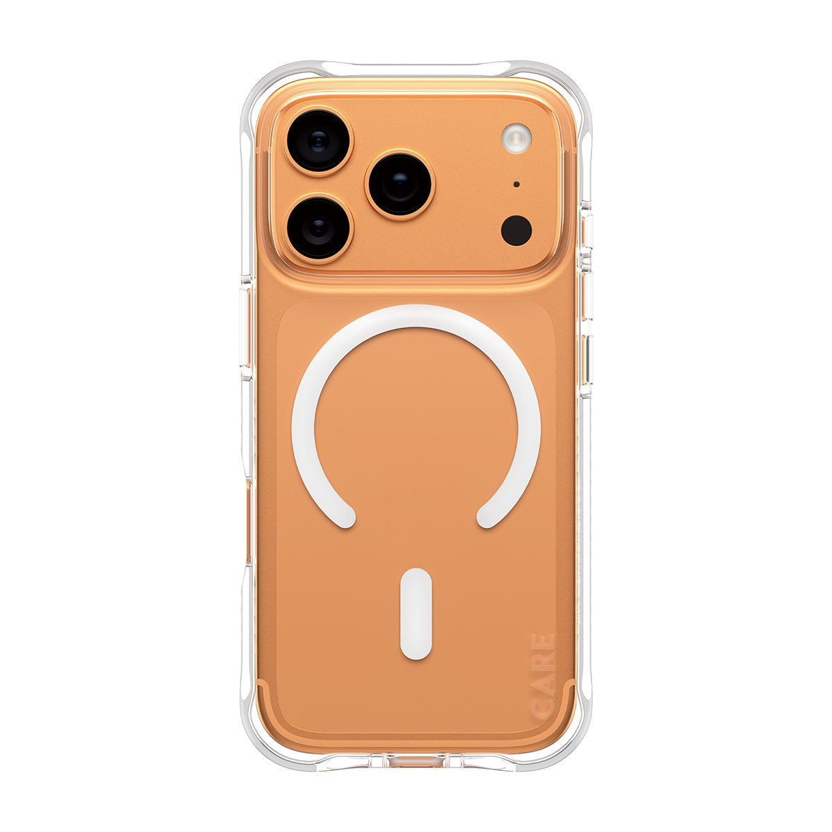 CARE by PanzerGlass® Fashionable Case Samba Transparent m. Weiß MagSafe iPhone 17 Pro